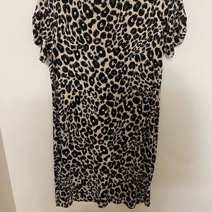 Cheetah Sabtuary T-Shirt Dress (Medium)